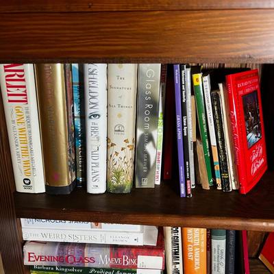 Book Shelf #2 Novels, 3 full shelves