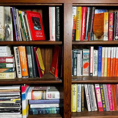 Book Shelf #2 Novels, 3 full shelves