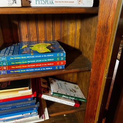 Last 3 Shelves, Travel, Reference, Self Help etc. 