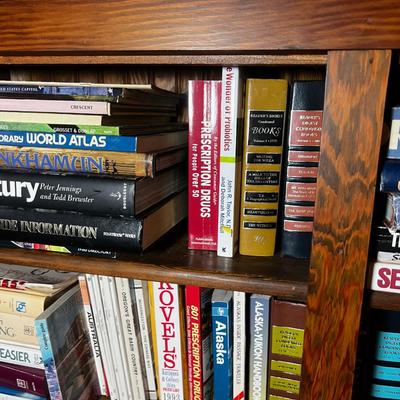 Last 3 Shelves, Travel, Reference, Self Help etc. 