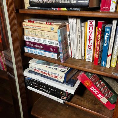 Last 3 Shelves, Travel, Reference, Self Help etc. 