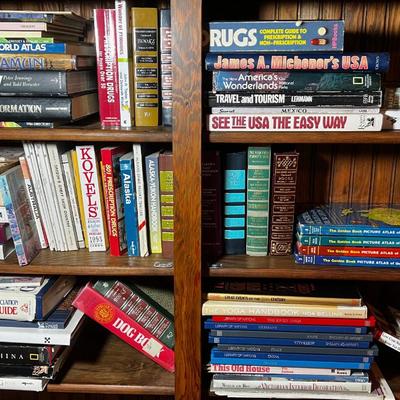 Last 3 Shelves, Travel, Reference, Self Help etc. 