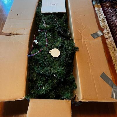 1 - 6-1/2 Prelite Christmas Tree Multi Colored Lights