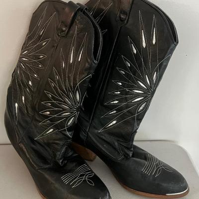 Ladies DINGO Black Cowboy Boots