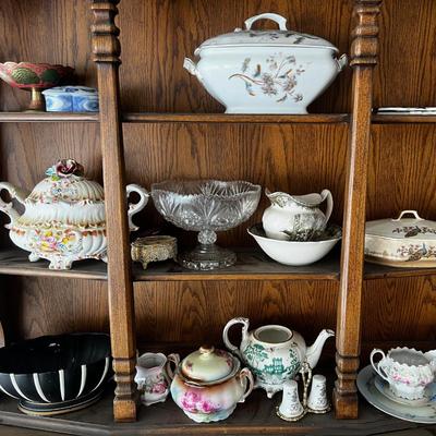 GARAGE --All the Mixed Lot of Fine China, Porcelain & Glass Leftovers. LOT