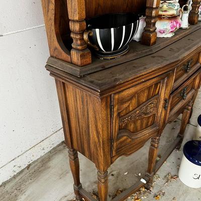 GARAGE --Fruit Wood China Cabinet 