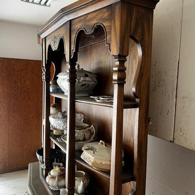 GARAGE --Fruit Wood China Cabinet 
