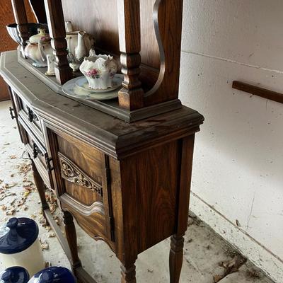 GARAGE --Fruit Wood China Cabinet 