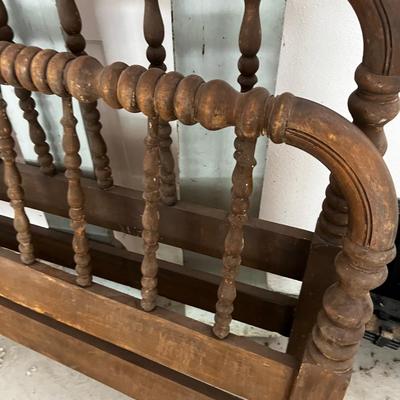 GARAGE --Antique Jenny Lynn Bed with Rails. 