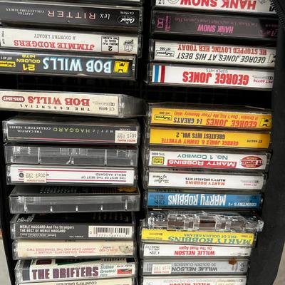 GARAGE -- 4 Boxes of CASSETTE Tapes COUNTRY WESTERN