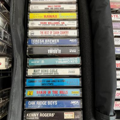 GARAGE -- 4 Boxes of CASSETTE Tapes COUNTRY WESTERN