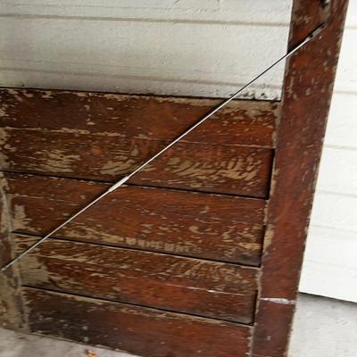 GARAGE -- LARGE VINTAGE SCREEN DOOR