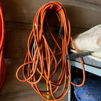 GARAGE -- 3 Light Duty Extension Cords 