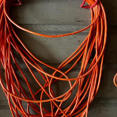 GARAGE -- 3 Light Duty Extension Cords 
