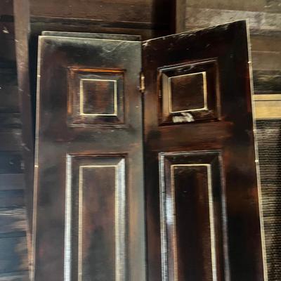 GARAGE -- 4 Bi-fold, 3 Panel, Doors Solid Wood. 
