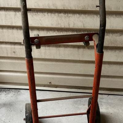 GARAGE -- ORANGE Hand Truck Cart 