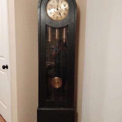AUTHENTIC GERMAN BLACK FOREST GRANDFATHER CLOCK