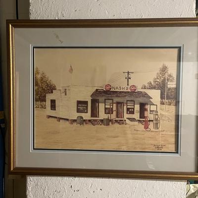 Signed, Matted & Framed Art by Jimmy Reeves (S-MG)