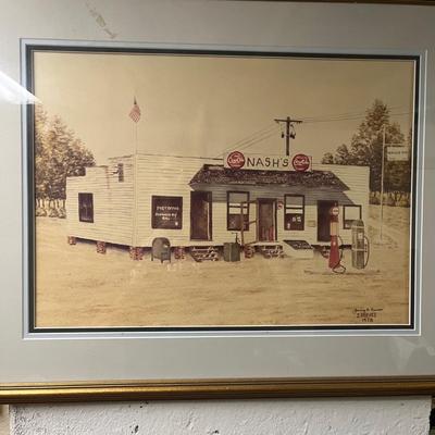 Signed, Matted & Framed Art by Jimmy Reeves (S-MG)