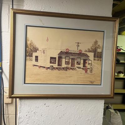 Signed, Matted & Framed Art by Jimmy Reeves (S-MG)