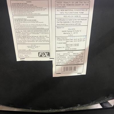 Two Padded Chairs & Folding Table (S-MG)