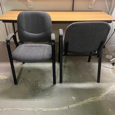 Two Padded Chairs & Folding Table (S-MG)