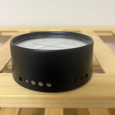 Two Wooden Wine Racks & Thermometer/Humidity Gauge (B1-MG)