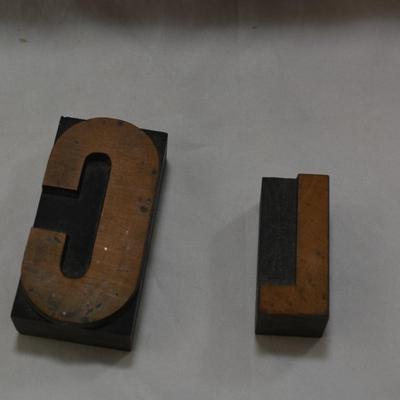 Very Vintage Type-Set Drawer with "C" & "L" 16.5x11