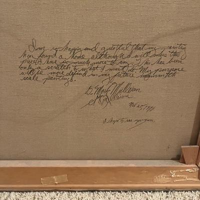 Framed & Signed Sunset Artwork (B1-MG)