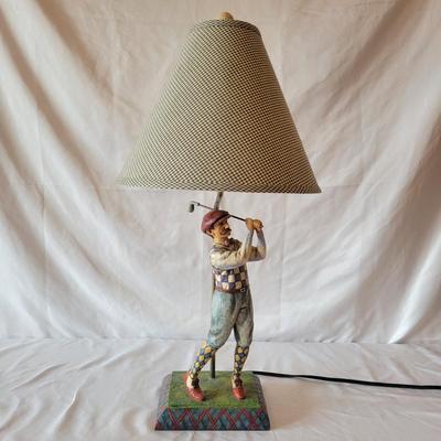 Jim Shore Golfer Table Lamp (D-DW)