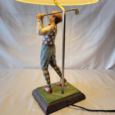 Jim Shore Golfer Table Lamp (D-DW)