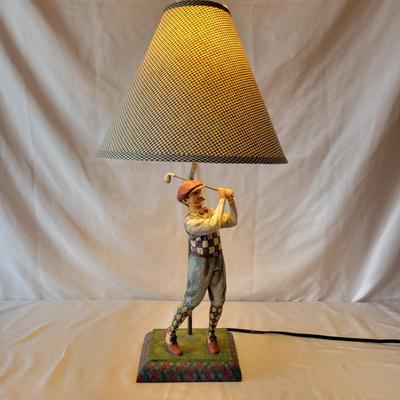 Jim Shore Golfer Table Lamp (D-DW)