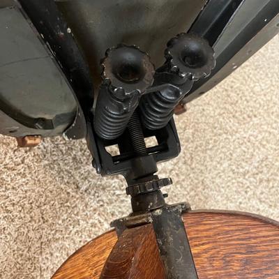 Wooden Office Chair & Plastic Mat (D2-MG)