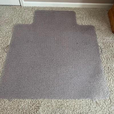 Wooden Office Chair & Plastic Mat (D2-MG)