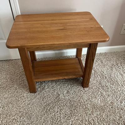Solid Wood Chair & Side Table (D2-MG)