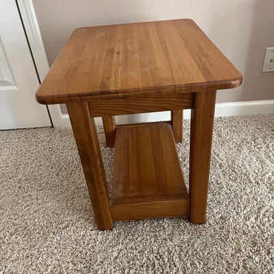 Solid Wood Chair & Side Table (D2-MG)