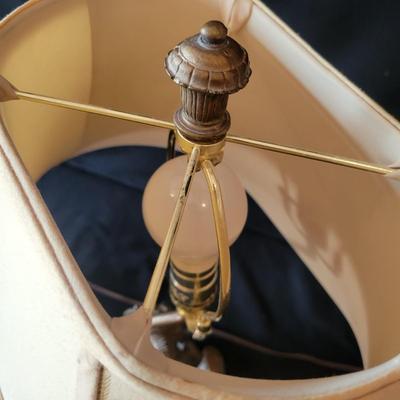 A Pair of Metal Parrot Lamps (D-DW)