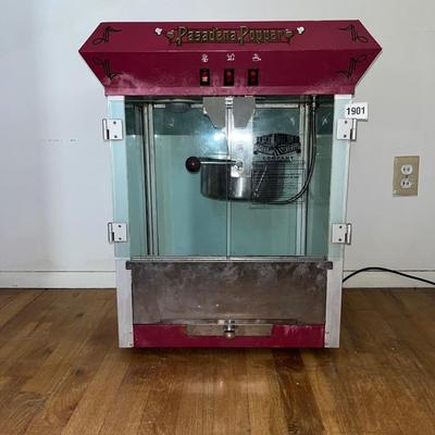 Pasadena 850-Watt 8 oz. Red Hot Oil Popcorn Machine