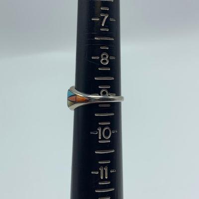 Southwest Style 925 & 14K Cross Pendants & Ring with Opal & Turquoise (B3-HS)