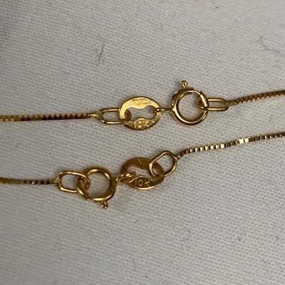 10K White & Yellow Gold Necklace Chains (B3-HS)