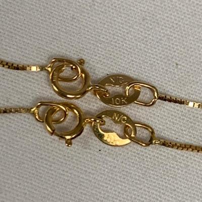 10K White & Yellow Gold Necklace Chains (B3-HS)