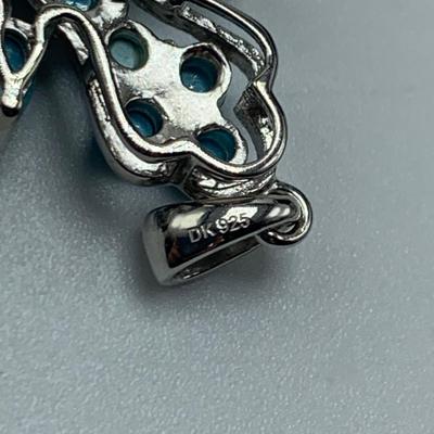 Turquoise Cross Pendants on 14K & 925 (B3-HS)