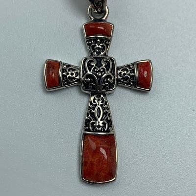 Turquoise Cross Pendants on 14K & 925 (B3-HS)