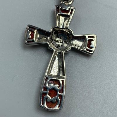 Turquoise Cross Pendants on 14K & 925 (B3-HS)