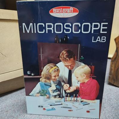 Skilcraft vintage microscope lab