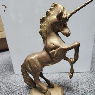Brass unicorn