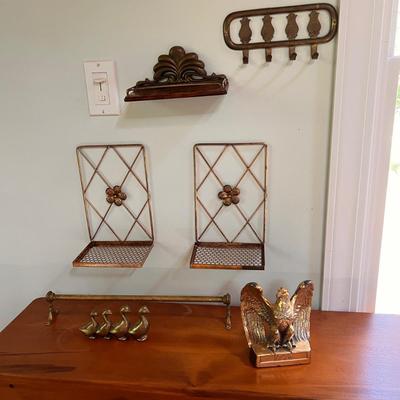 7 Piece Vintage Mixed Brass Decorative Lot