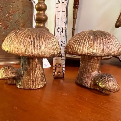 Antique Vintage Brass Lot - Vases, Plates, Candle Holders, Monkey Hook
