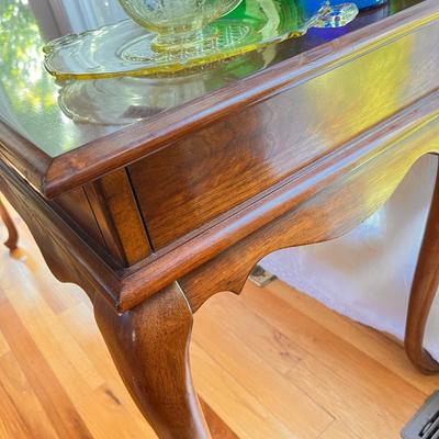 Solid Wood Vintage Louis XV Style 2 Drawer Desk