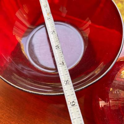 Large Lot Vintage Colored Glass